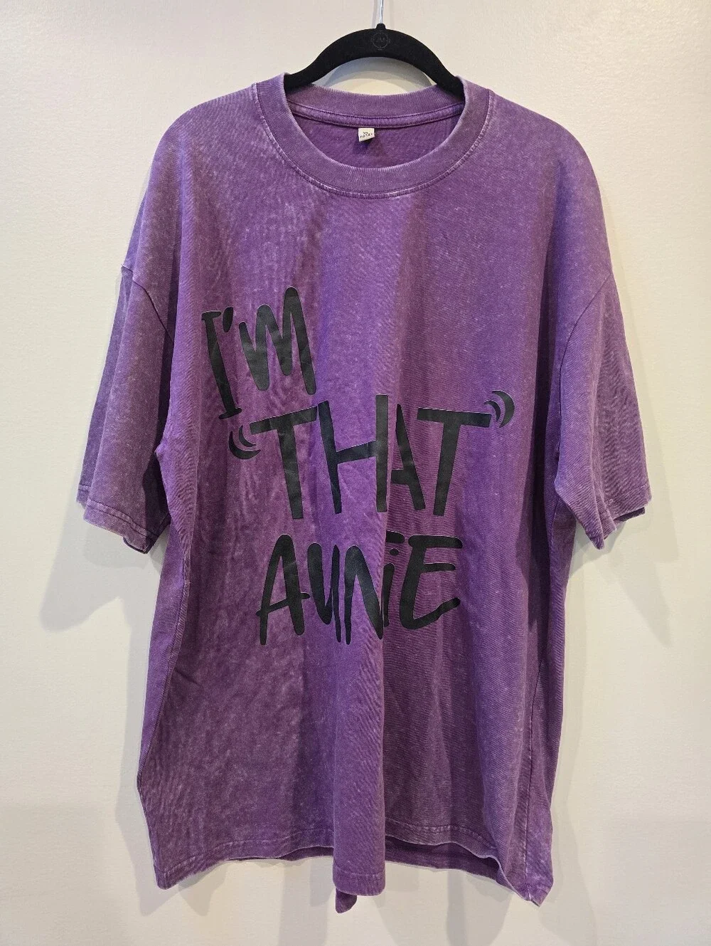 NWOT Bright Purple XL Crewneck Tee - Picture 3 of 5